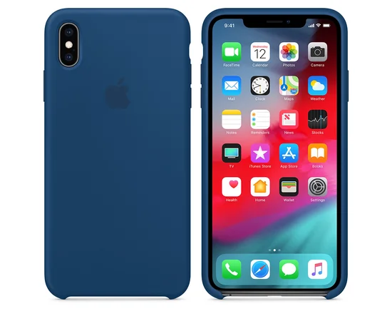 Чехол "Apple" Silicone Case для iPhone XS Max Ocean Blue (HC)