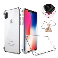Силиконовый противоударный чехол "Shockproof" прозрачный для iPhone XS Max