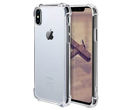 Силиконовый противоударный чехол "Shockproof" прозрачный для iPhone XS Max