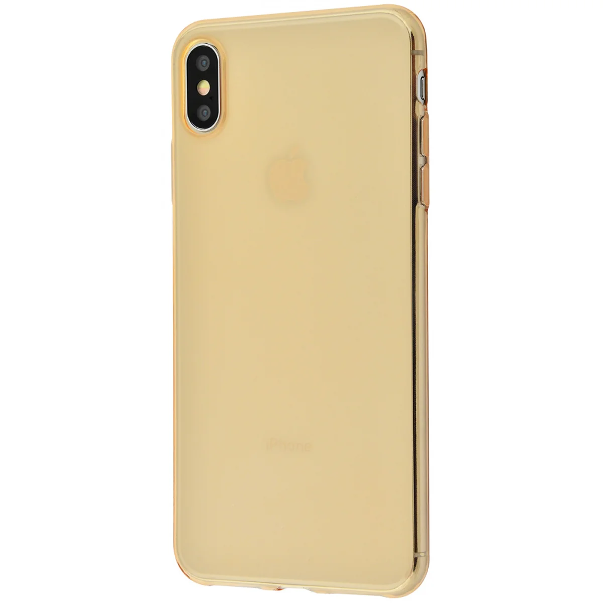 Силиконовый чехол "Baseus" Simplicity золотой для iPhone XS Max