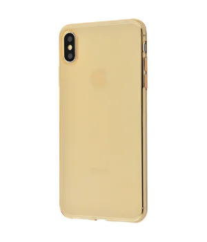 Силіконовий чохол "Baseus" Simplicity золотий для iPhone XS Max