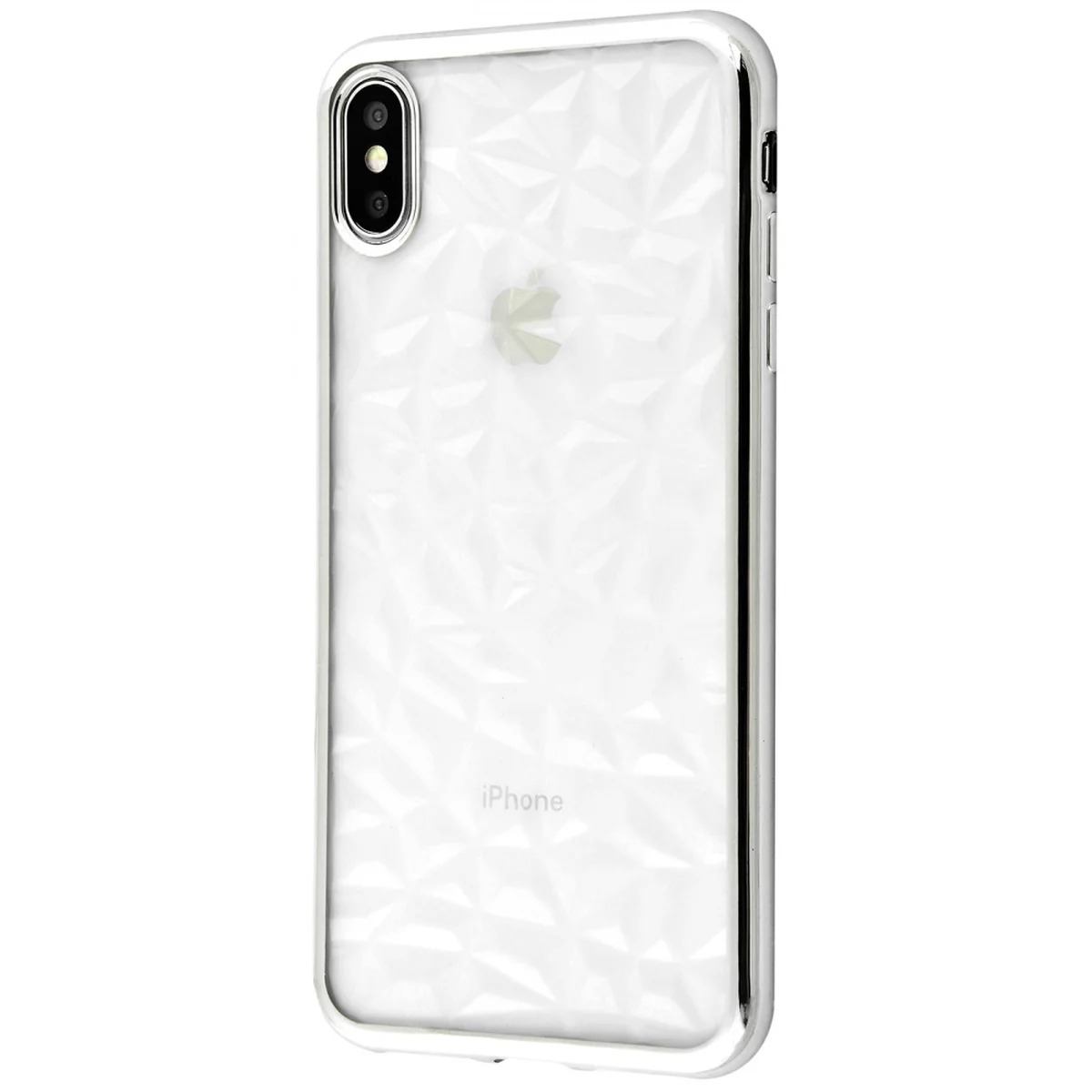 Силиконовый чехол "Gelin" серебряный для iPhone XS Max