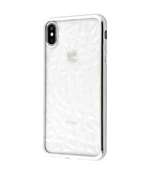 Силиконовый чехол "Gelin" серебряный для iPhone XS Max Силиконовый чехол "Gelin" серебряный для iPhone XS Max