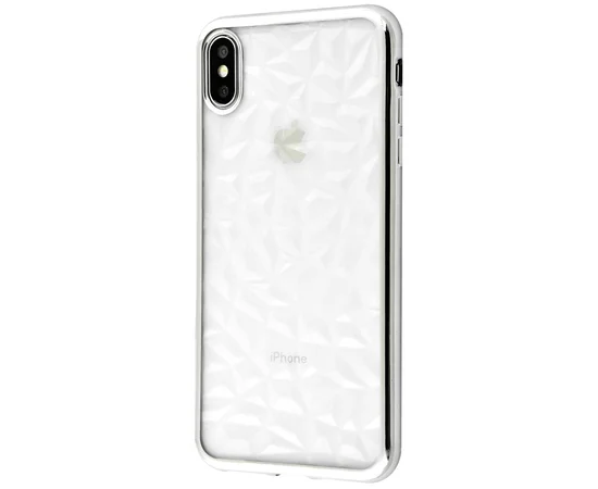 Силиконовый чехол "Gelin" серебряный для iPhone XS Max