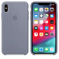 Чехол "Apple" Silicone Case для iPhone XS Max Lavender Gray (HC)