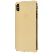 Силиконовый чехол "Baseus" Simplicity золотой для iPhone XS Max
