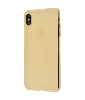 Силиконовый чехол "Baseus" Simplicity золотой для iPhone XS Max Силиконовый чехол "Baseus" Simplicity золотой для iPhone XS Max