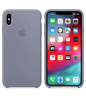 Чехол "Apple" Silicone Case для iPhone XS Max Lavender Gray (HC)
