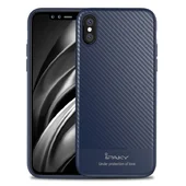 Противоударный силиконовый чехол "iPaky" Musy синий для iPhone XS Max