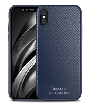 Протиударний силіконовий чохол "iPaky" Musy синій для iPhone XS Max