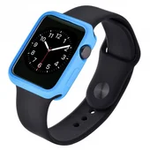 Чехол "Devia" силиконовый для Apple Watch 42mm синий