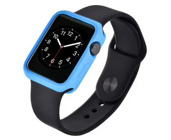 Чохол "Devia" силіконовий для Apple Watch 38mm синій
