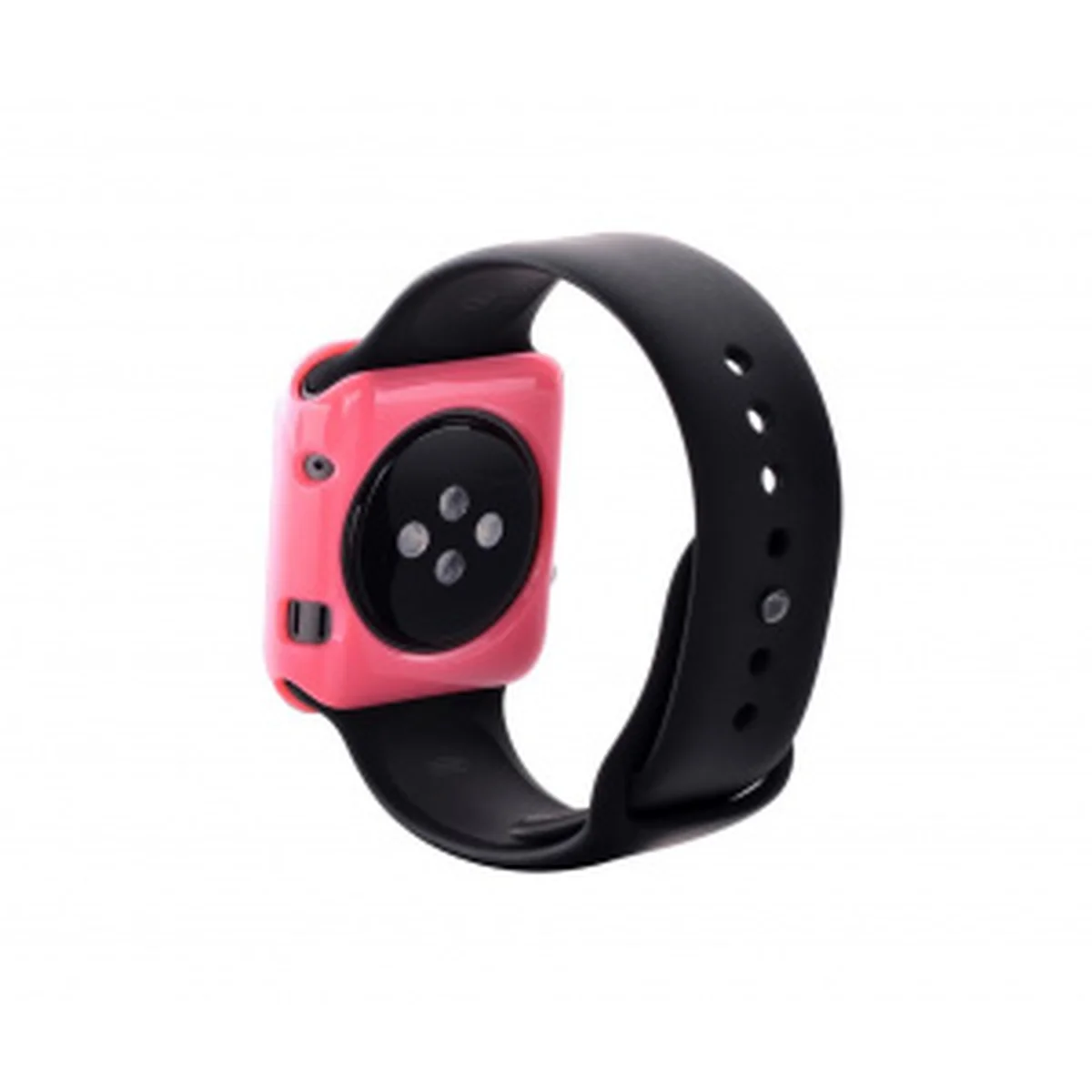 Чехол "Devia" силиконовый для Apple Watch 38mm розовый