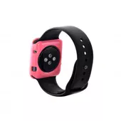 Чохол "Devia" силіконовий для Apple Watch 38mm рожевий