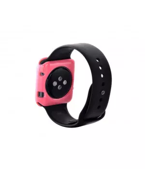 Чехол "Devia" силиконовый для Apple Watch 38mm розовый Чехол "Devia" силиконовый для Apple Watch 38mm розовый