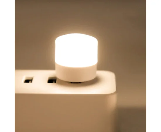 USB лампа LED (Тепло світло) 1W Білий