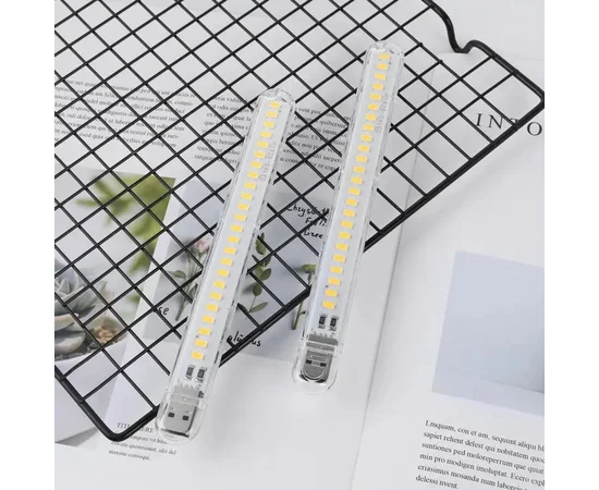 USB лампа 24 LED (12W) Прозора