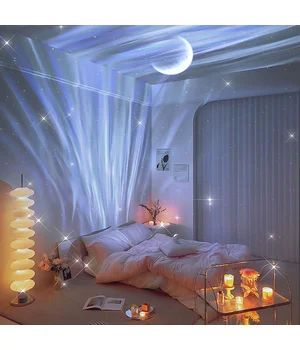 Проектор-ночник Galaxy Moon E24 2400 mAh White