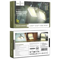 Кемпінговий ліхтар Hoco DL22 solar-powered (5000 mAh) Green