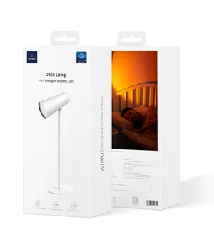 Настільна LED лампа WIWU Wi-D8 Desk Lamp 4 in1 Intelligent Magnetic Light White