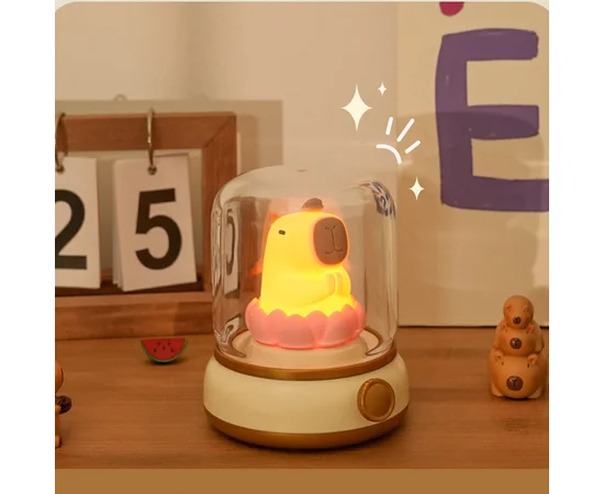 Ночник Capybara and Lotus Yellow