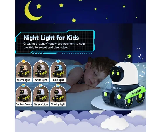 Ночник Droid E03 with Bluetooth 1200 mAh Black