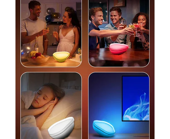 Настольный светильник SAL-009B Bluetooth USB interface with app White