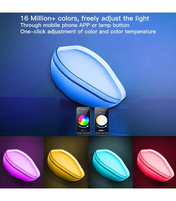 Настільний світильник SAL-009B Bluetooth USB interface with app White