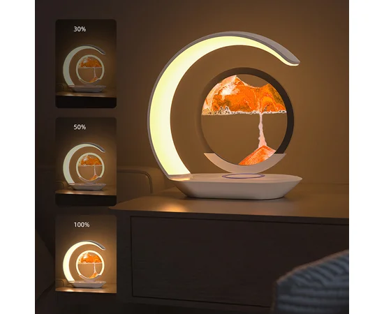 Ночник c БЗУ D25 с кварцевым песком Orange