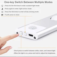 Сенсорный светильник LED с датчиком движения MZ-L1602 (40*10*200mm) White