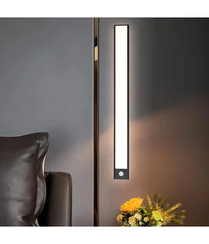 Сенсорний світильник LED із датчиком руху MZ-L1005 (40*10*100mm) Black