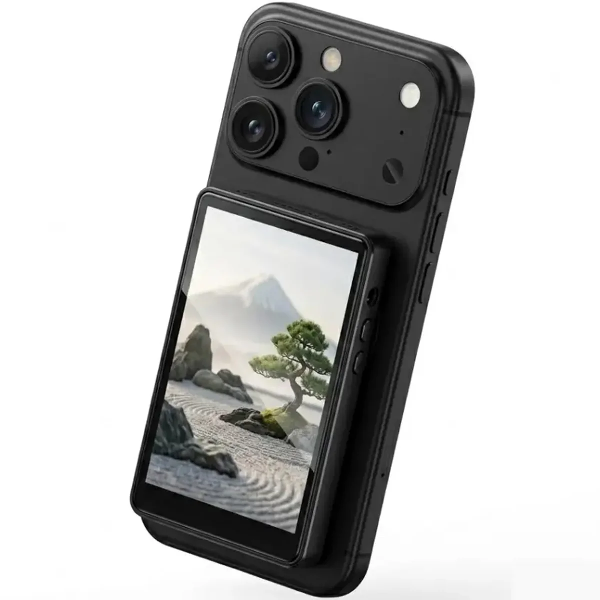 Беспроводной дублирующий экран / монитор для селфи Hoco DI100 with Magnetic Black