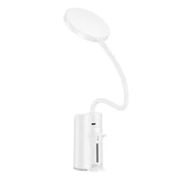 Настольная LED лампа Hoco HX10 Clip table lamp (1200mAh) White