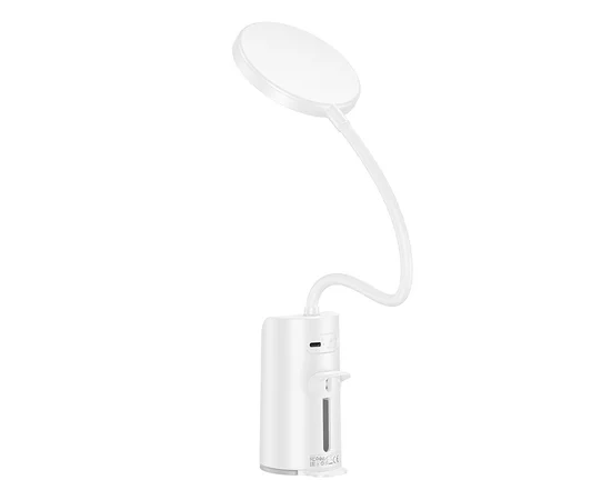 Настольная LED лампа Hoco HX10 Clip table lamp (1200mAh) White