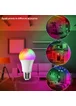 Светодиодная RGB лампочка Smart bulb light 4pcs with Bluetooth E27 with app White