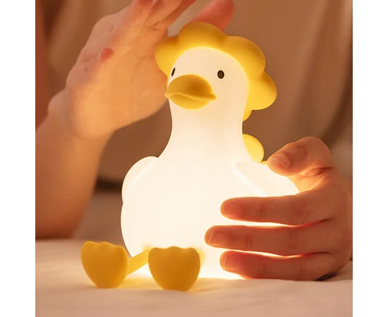 Ночник QW-D18 Duckling White / Yellow