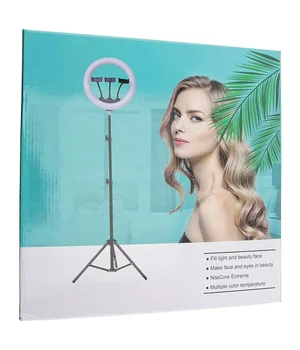 Кільцева світлодіодна LED лампа XD360 14" Black