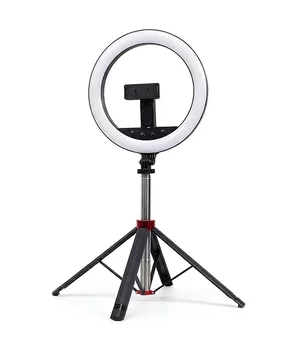 Кільцева світлодіодна LED лампа Neepho L15" + stand Black