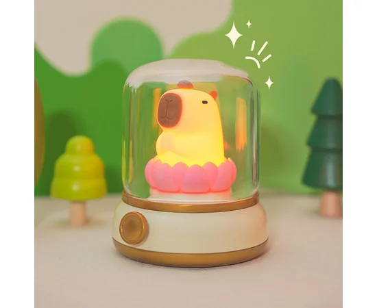 Ночник Capybara and Lotus Yellow