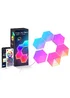 Модульный настенный светильник LED RGB 5V соты SAL-011B 6pcs Bluetooth USB with app White