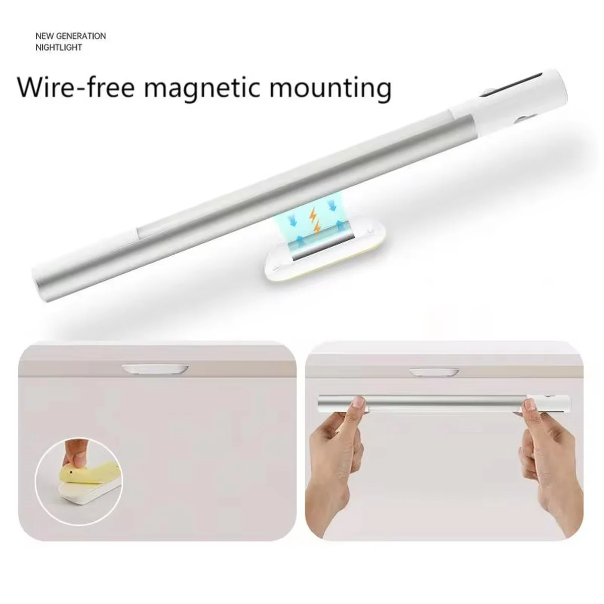Сенсорный светильник LED с датчиком движения MZ-L2902 SE (29*27*380mm) White
