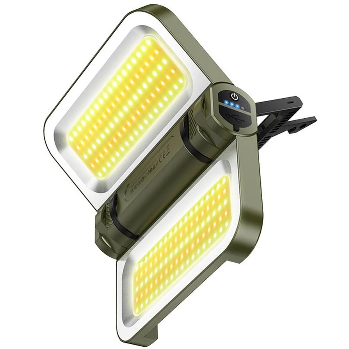Кемпінговий ліхтар Hoco DL22 solar-powered (5000 mAh) Green