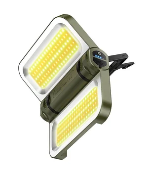 Кемпинговый фонарь Hoco DL22 solar-powered (5000 mAh) Green
