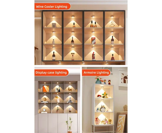 Сенсорный светильник LED с датчиком движения MZ-L3301 (3LC+RGB/1PCS) White