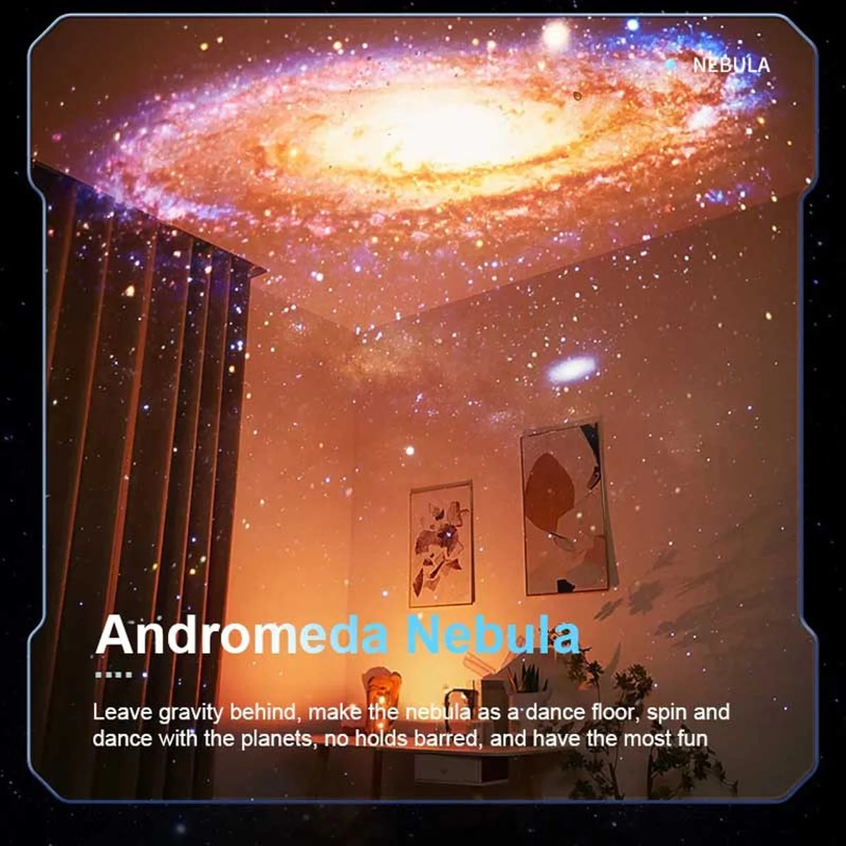 Проектор-ночник GalaxyPro E20 2400 mAh White