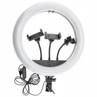 Кольцевая светодиодная LED лампа XD360 14" Black