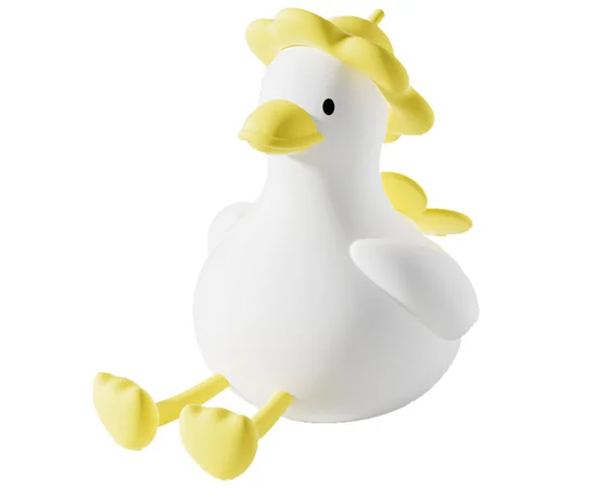 Ночник QW-D18 Duckling White / Yellow