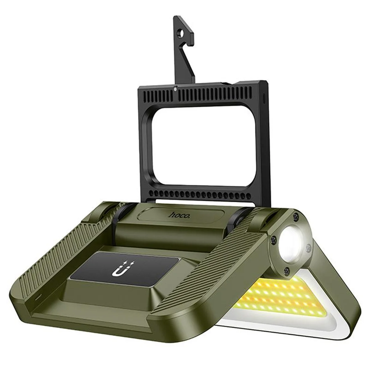Кемпінговий ліхтар Hoco DL22 solar-powered (5000 mAh) Green
