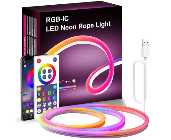 Настенная лента RGB LED LD04 Bluetooth USB with app 5V (3m) White