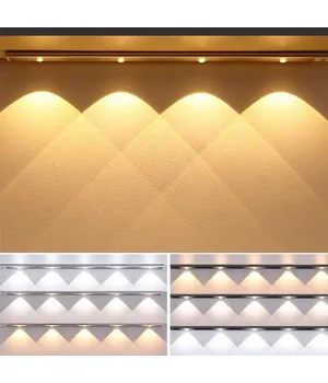 Сенсорный светильник LED с датчиком движения MZ-L1602 (40*10*300mm) Black Сенсорный светильник LED с датчиком движения MZ-L1602 (40*10*300mm) Black